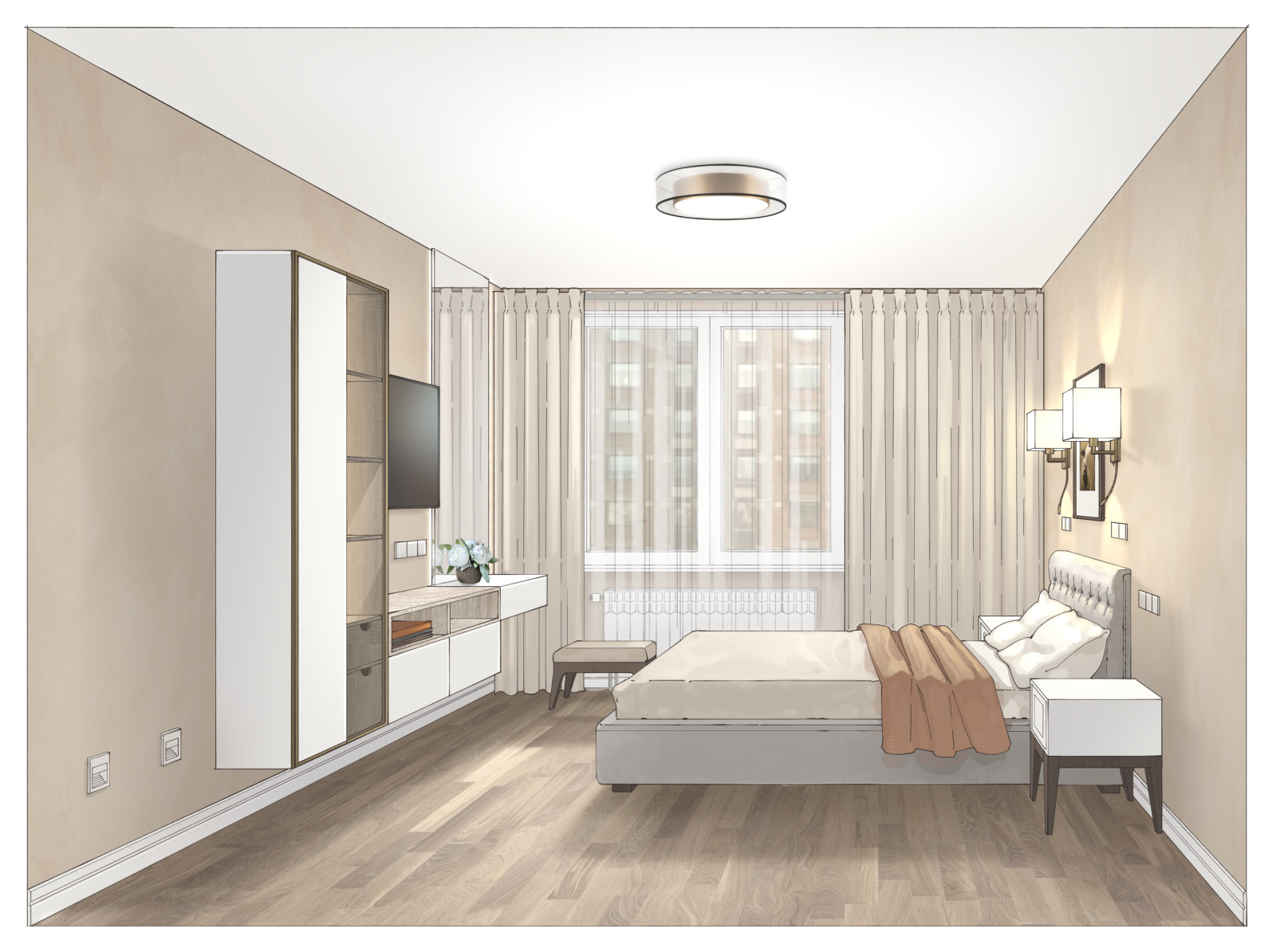 Квартира в стиле контемпорэри