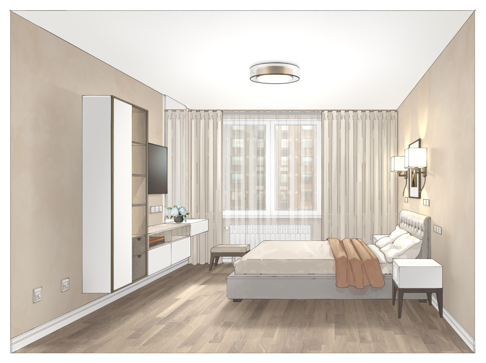 Квартира в стиле контемпорэри