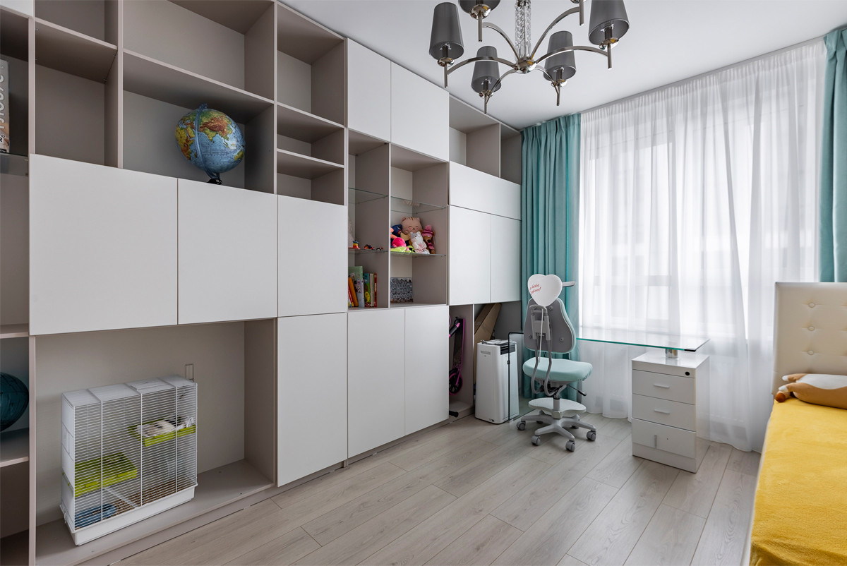 "Всплески жизни". Дизайн 3-х комнатной квартиры в современном стиле.