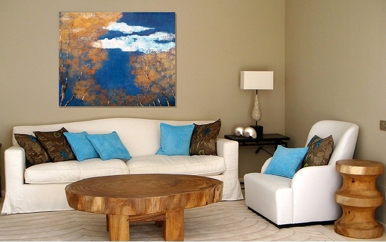 Картины и панно в технике FluidArt