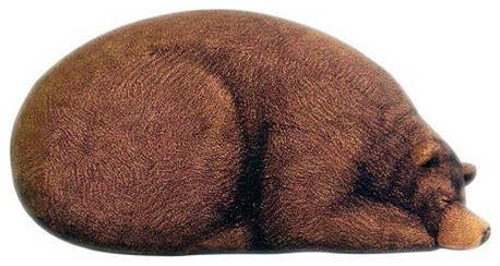 Sleeping Grizzly Bear Bean Bag Rustic Chairs By Sleeping Grizzly Bear Bean Bag