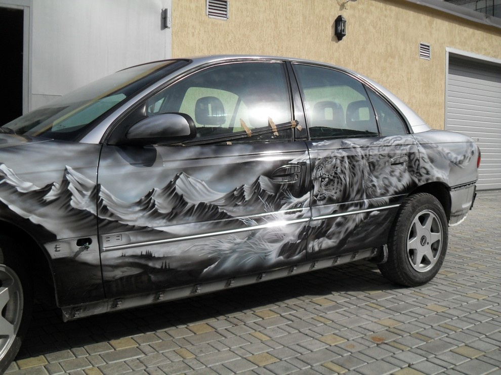 Аэрография на авто.
