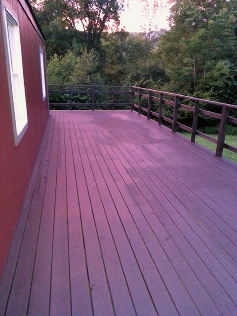 Rustic Upstate NY Deck montagne-facade