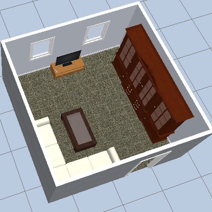 Alten wohnzimmerschrank modern integrieren?