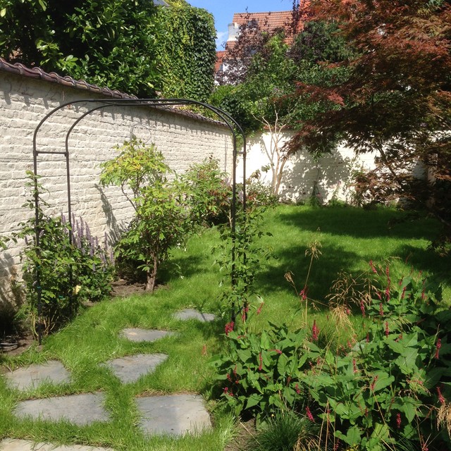 Jardin de ville 100m2 bruxelles Amenagement jardin 100m2