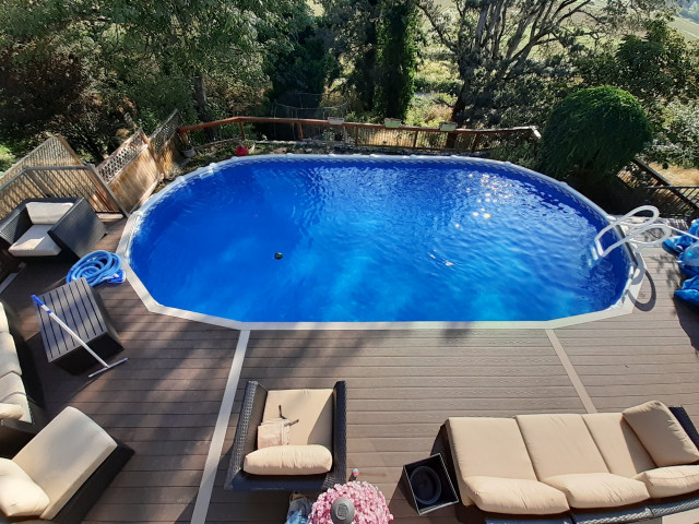 Backyard Above Ground Pool swimming-pool