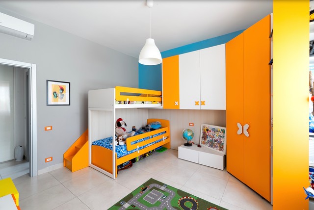 Spazio e luce contemporain-chambre