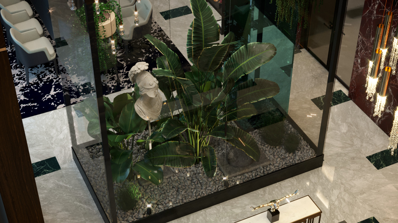 Патетичный интерьер