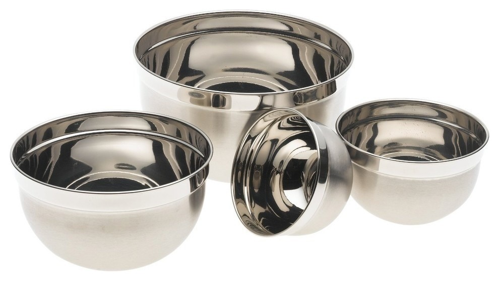 Professional Stainless Steel Mixing Bowl - Deep Design For Cooking, Baking & Serving