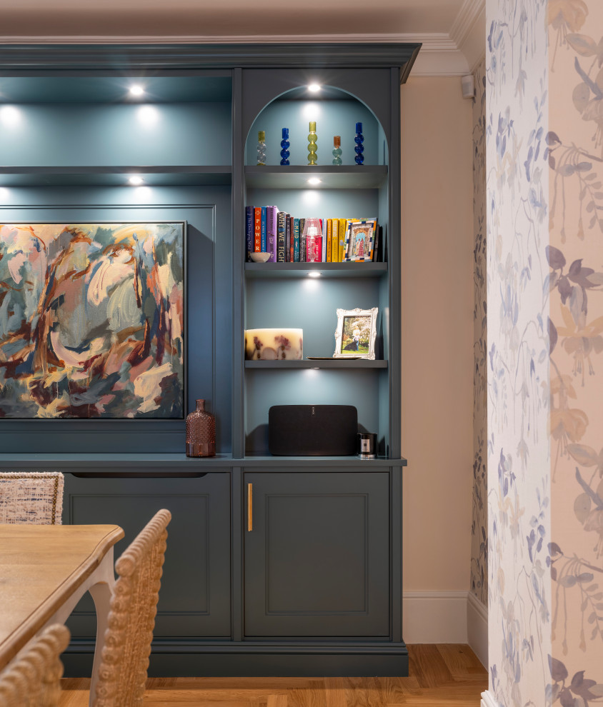 Beautiful Bespoke Wall Unit with Custom Storage