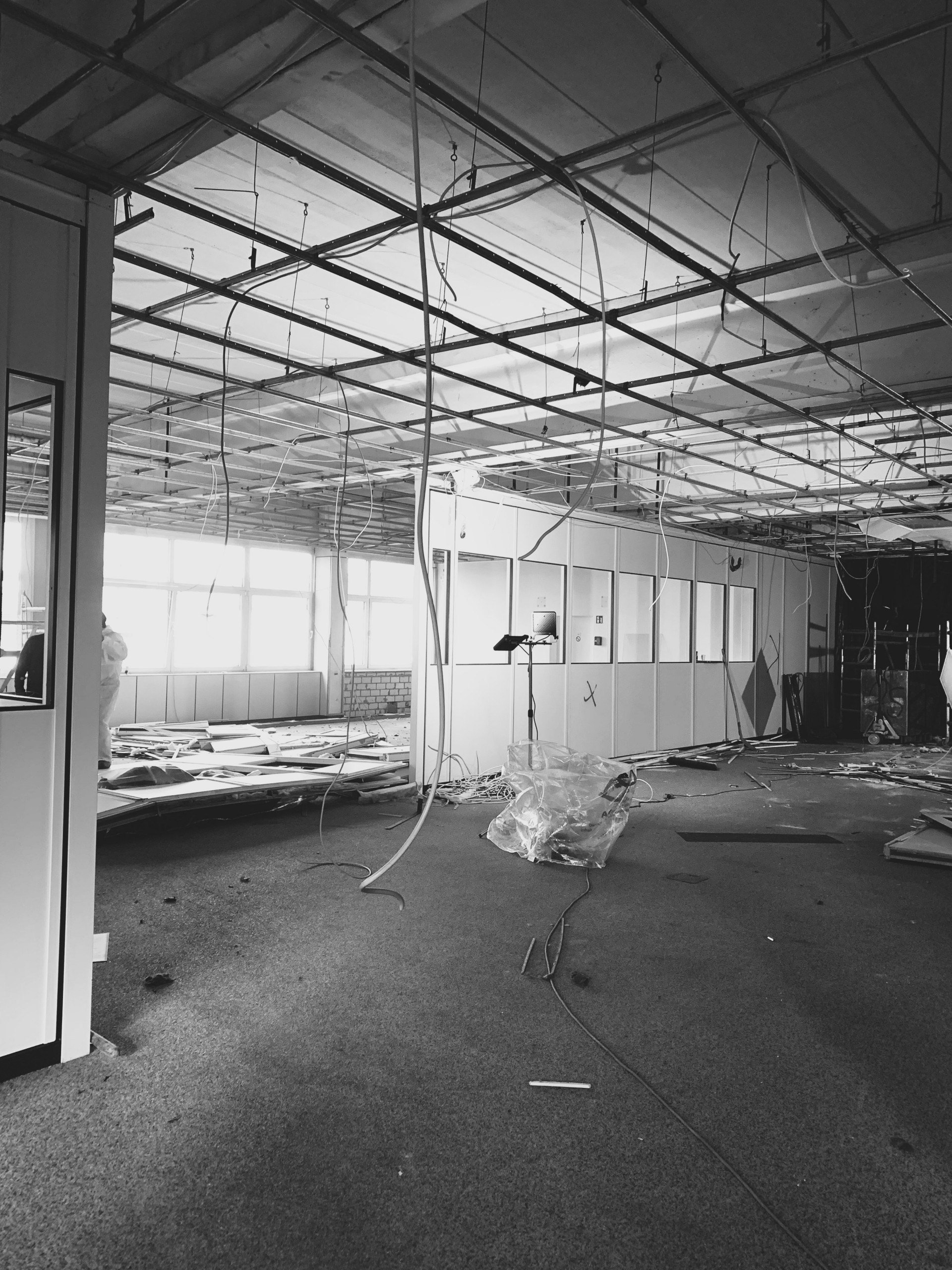 Bobst Customer Care Showroom Office Büro Planung Präsentation Umplanung Modernisierung Ausstellung Interior Design NRW Krefeld Meerbusch Architektur Innenarchitektur Gestaltung 3D Akustik Beleuchtung