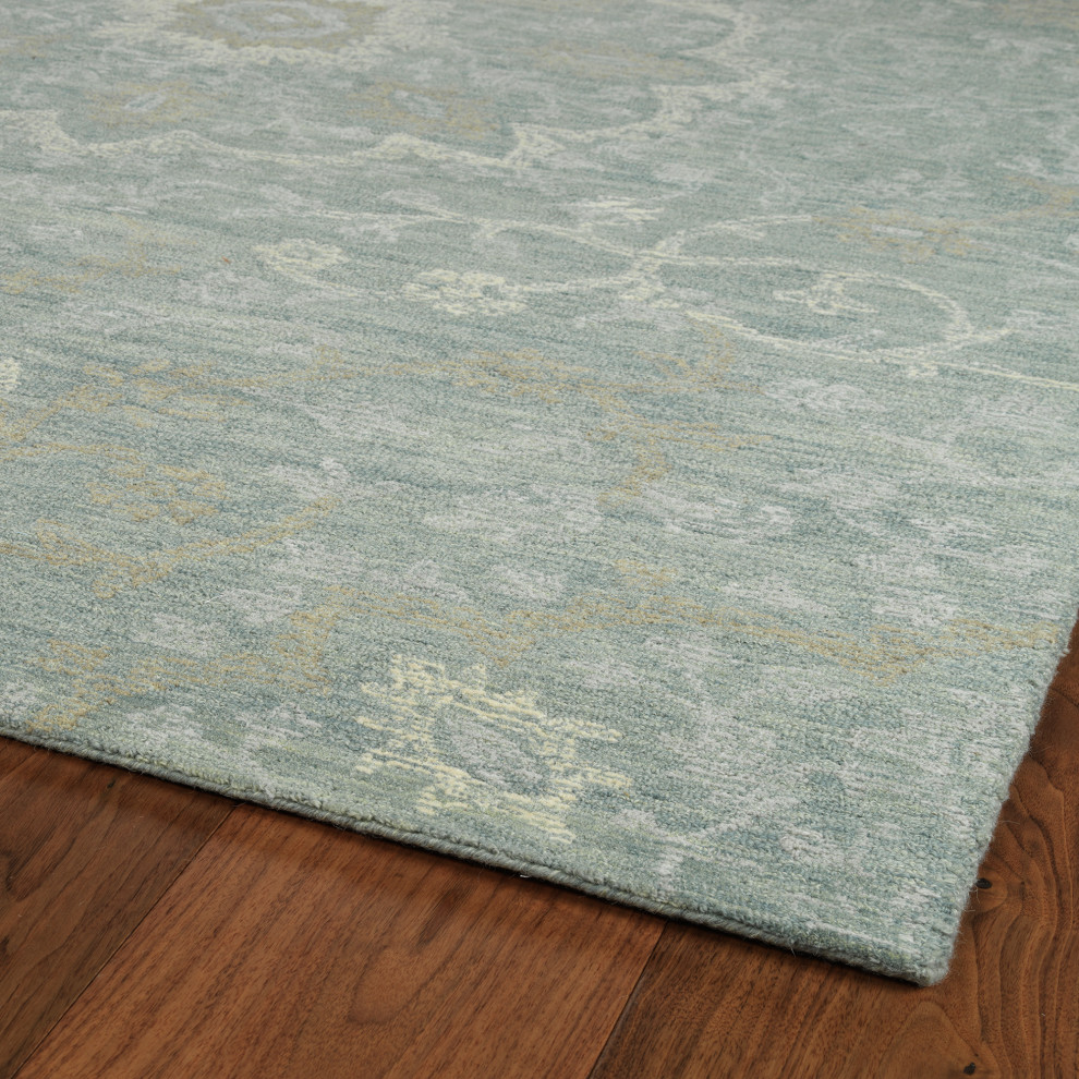 Kaleen Courvert Collection Light Sage Area Rug 5'x7'6" Traditional