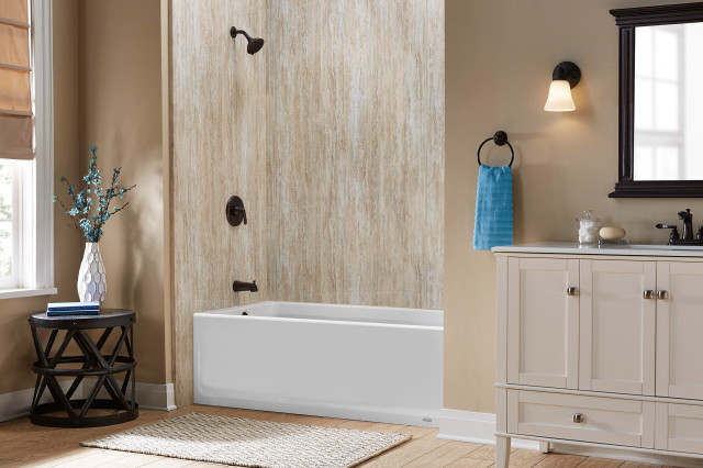 Full Bathroom Remodels-Single Sinks estilo-craftsman-cuarto-de-bano