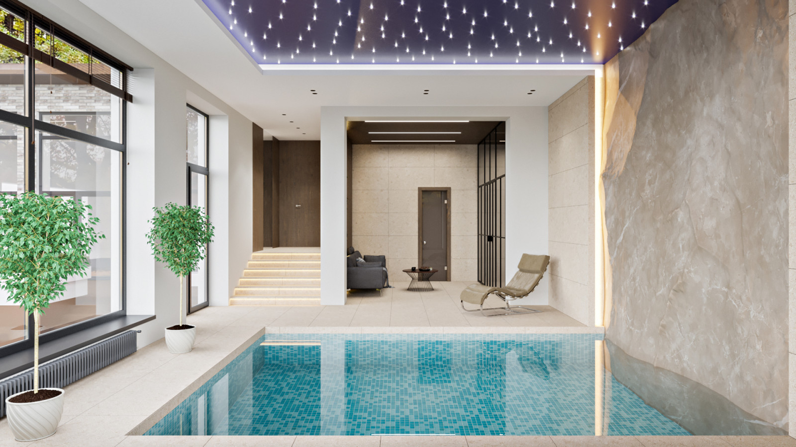 Дизайн интерьера индивидуального жилого дома. КП "Павлово"