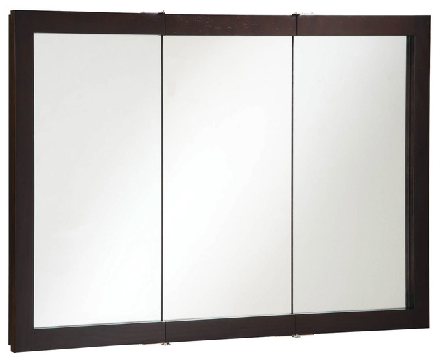 Design House 541367 48 Framed Triple Door Mirrored Medicine Framed Triple Door Mirrored Medicine