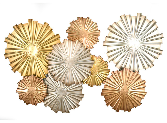 Metal Circle Wall Art stratton home decor multi metallic circles wall decor Metal Circle Wall Art stratton home decor multi metallic circles wall decor