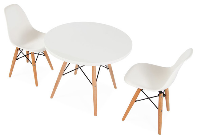 white round kids table