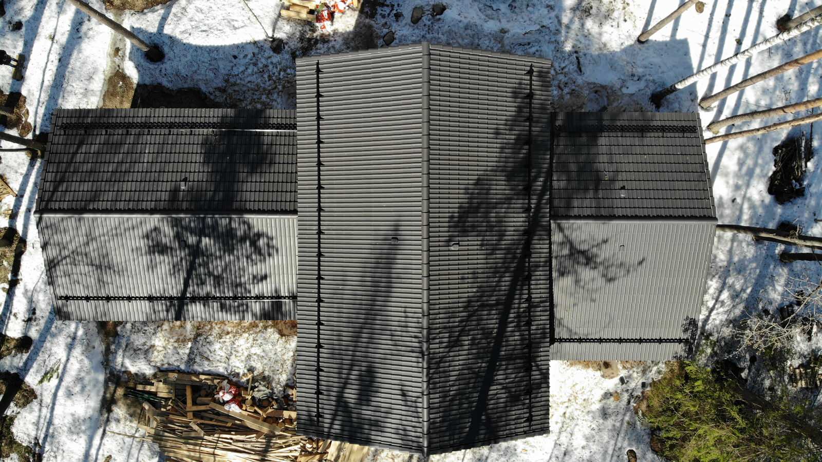 Цементно-песчаная черепица Braas.