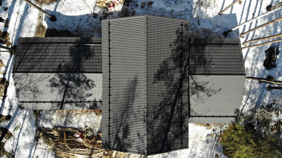 Цементно-песчаная черепица Braas.