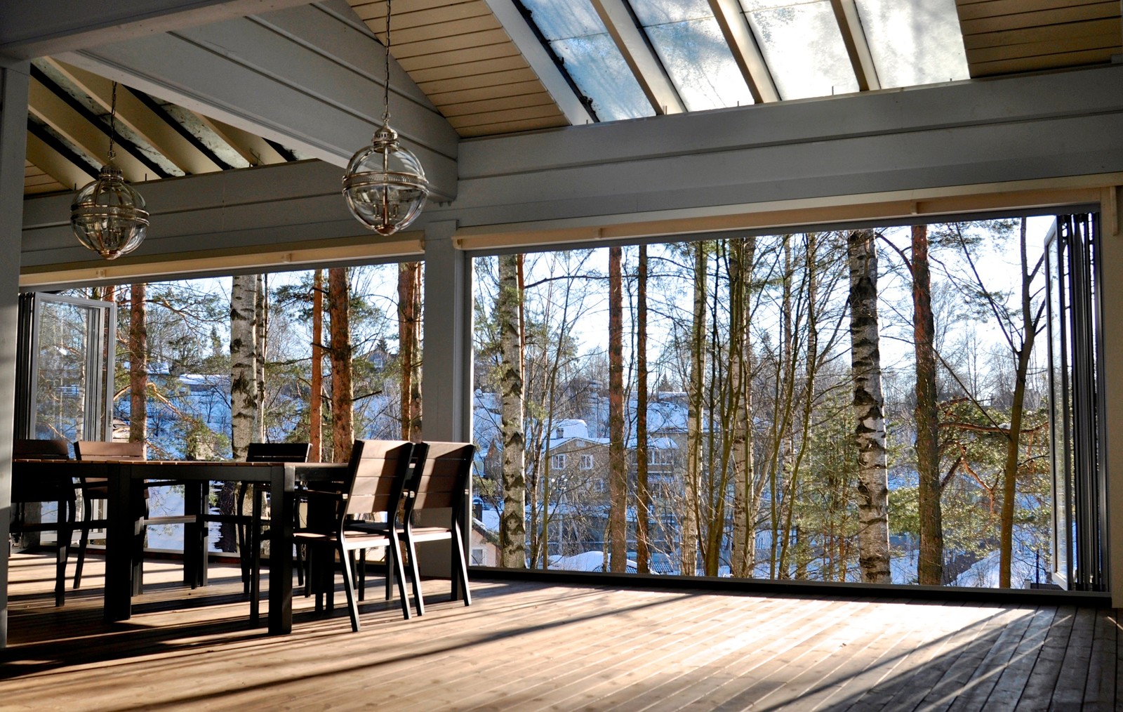 Остекление гостевого дома