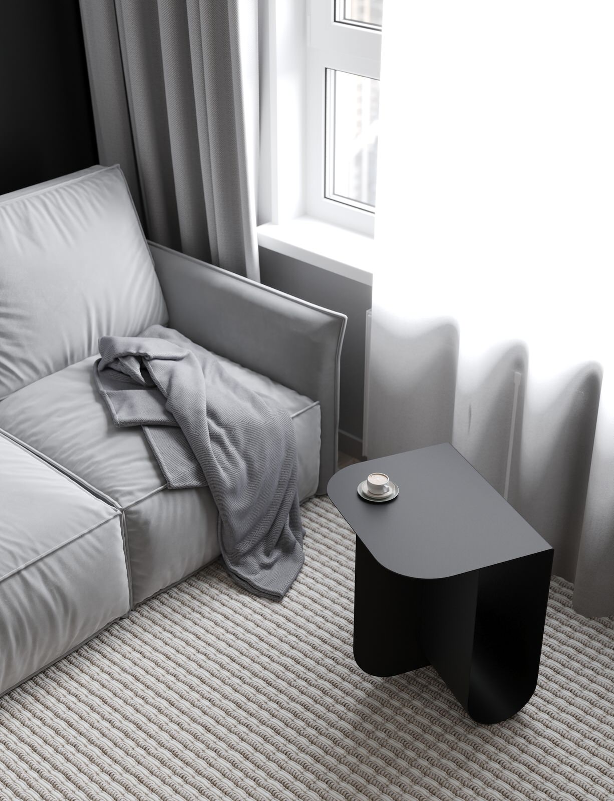 Проект квартиры для молодой семьи в Екатеринбурге.