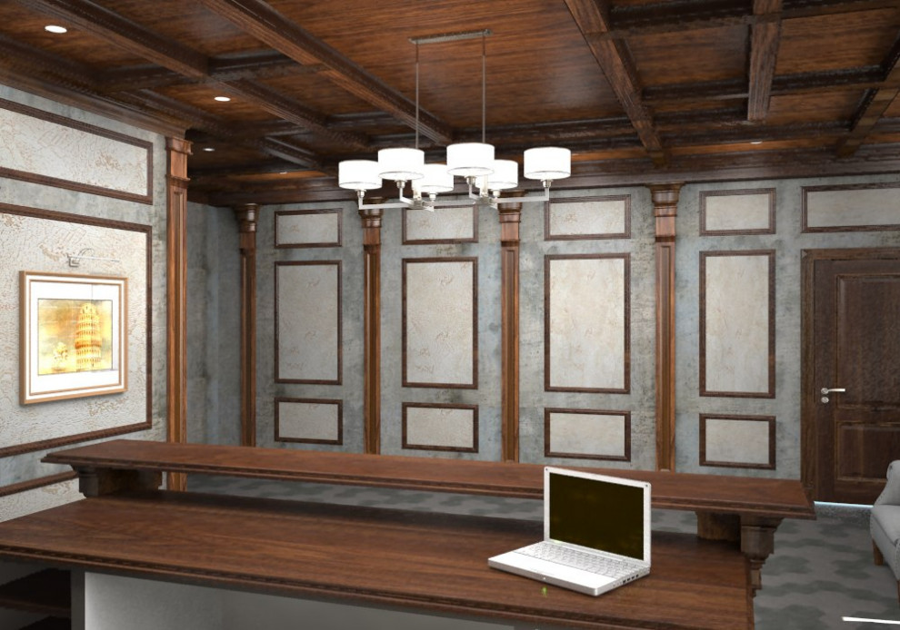 Дизайн-проект офисного пространства строительной компании " Мервинский"