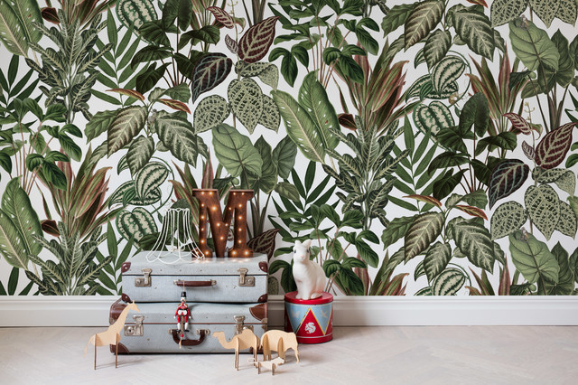 Mischievous Monkeys tropicale-salotto