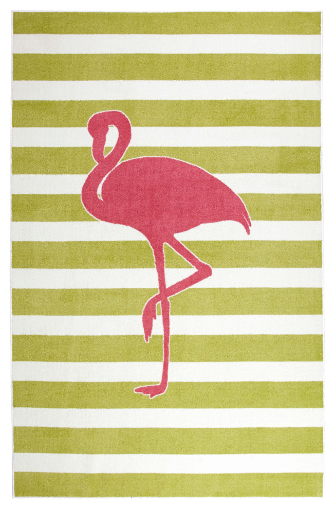 Mohawk Home Fancy Flamingo Hot Pink 3' 9" X 5' Area Rug