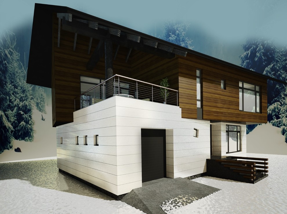 Дом на готовом фундаменте.