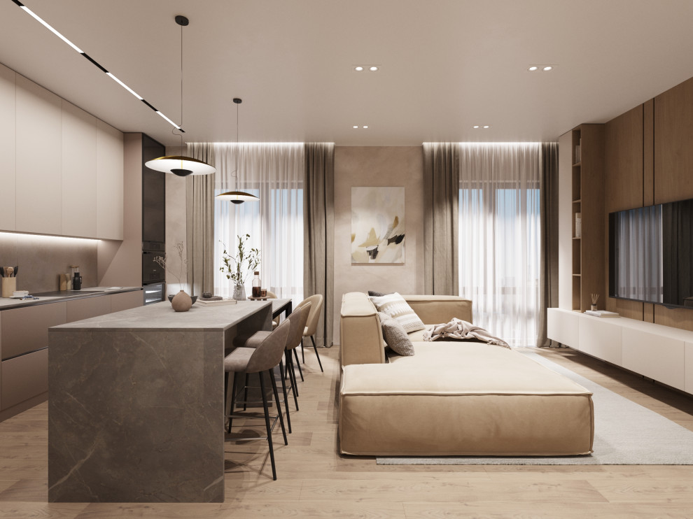 Дизайн проект - Квартира 80 м2 для многодетной семьи с двумя детскими комнатами