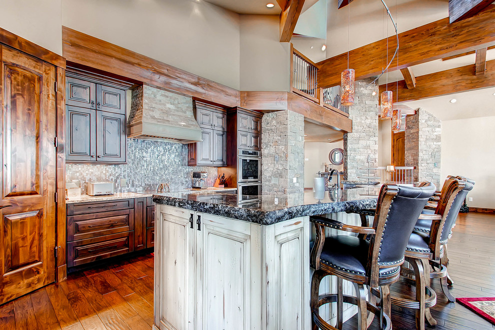 Inspiration for a transitional kitchen remodel in Denver