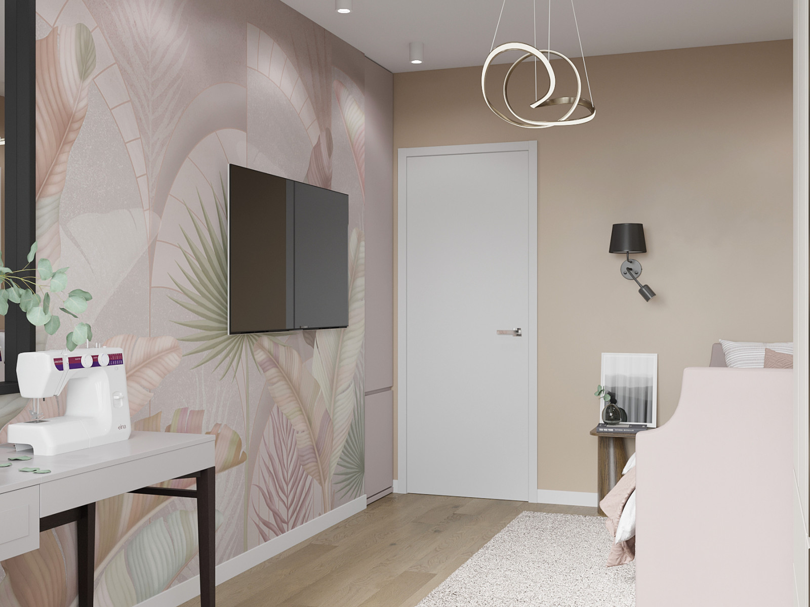 ЖК Новое Купчино, 105м.кв. Современный стиль