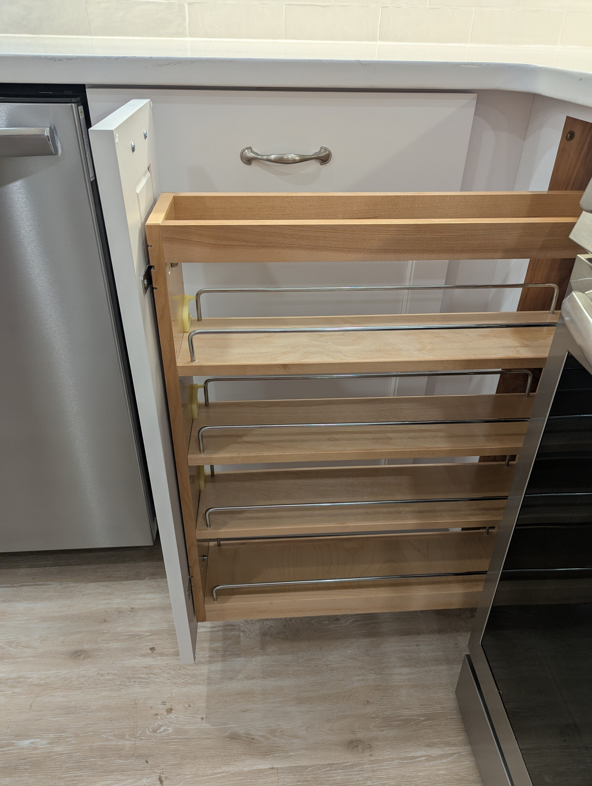 Rev-A-Shelf Sliding Storage System with Soft-Close Mechanism