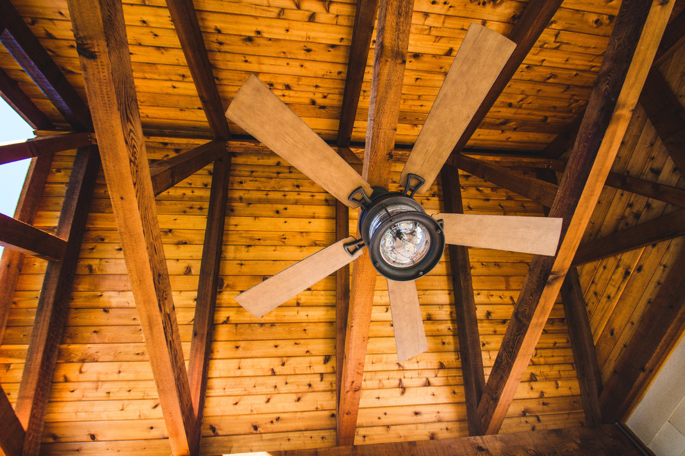 Farragut Open air Trex porch Craftsman Deck Other by SMOKY