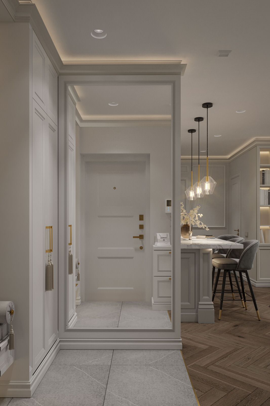 Кухня-гостиная в ЖК Лучи