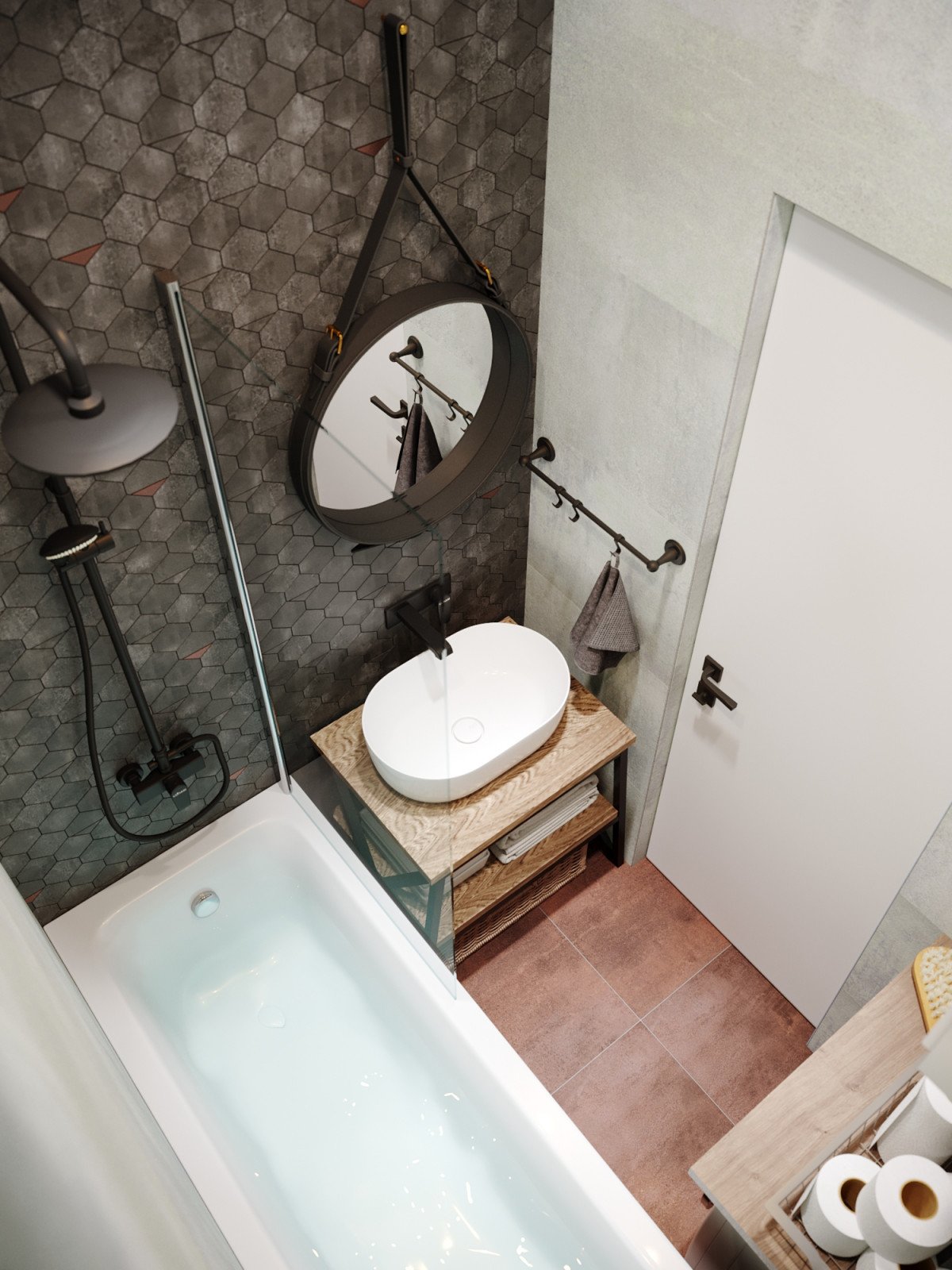 Квартира на Обводном. Ванная.