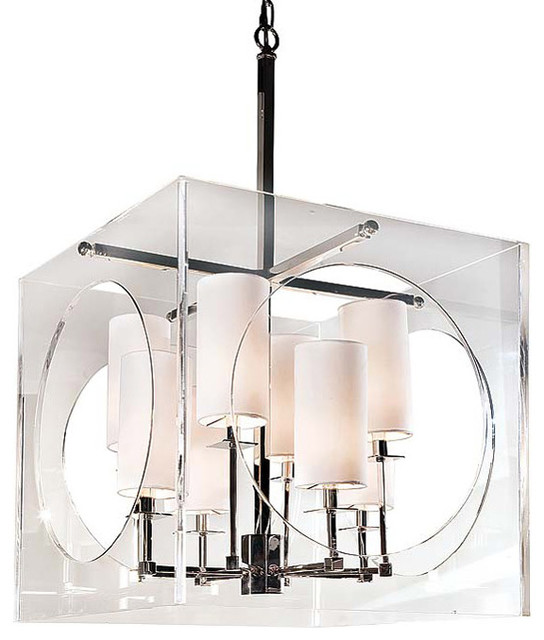 Regina Andrew Lighting Acrylic Cube Chandelier Modern Regina Andrew Lighting Acrylic Cube Chandelier