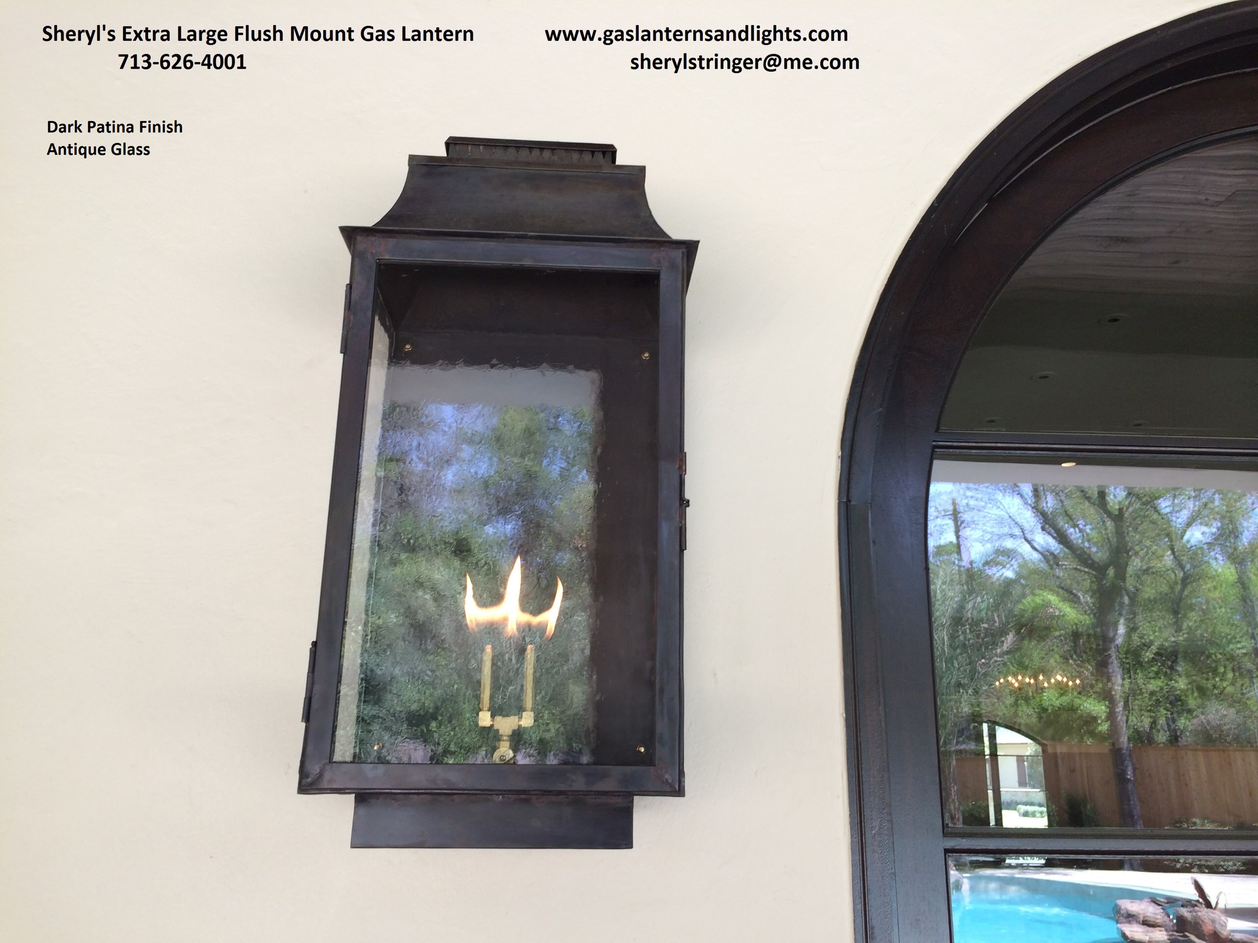Glass Options for Gas Lanterns by Sheryl Stringer