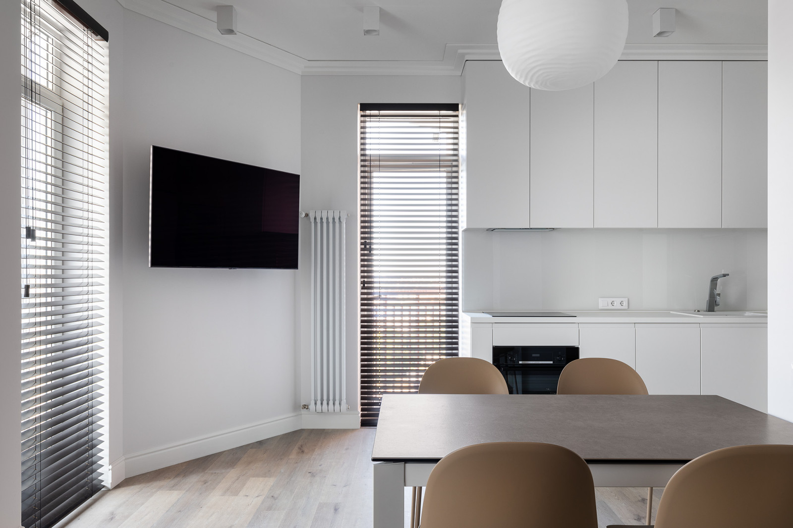 Интерьер квартиры "White culture"