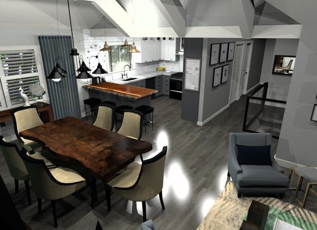 Kitchen Design transitional-interior-elevation