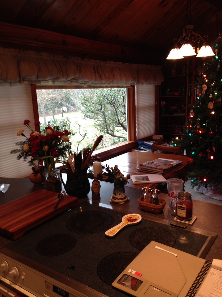 Before Photos: Harrisburg Kitchen with Plenty of Extra Storage, as well as Seati