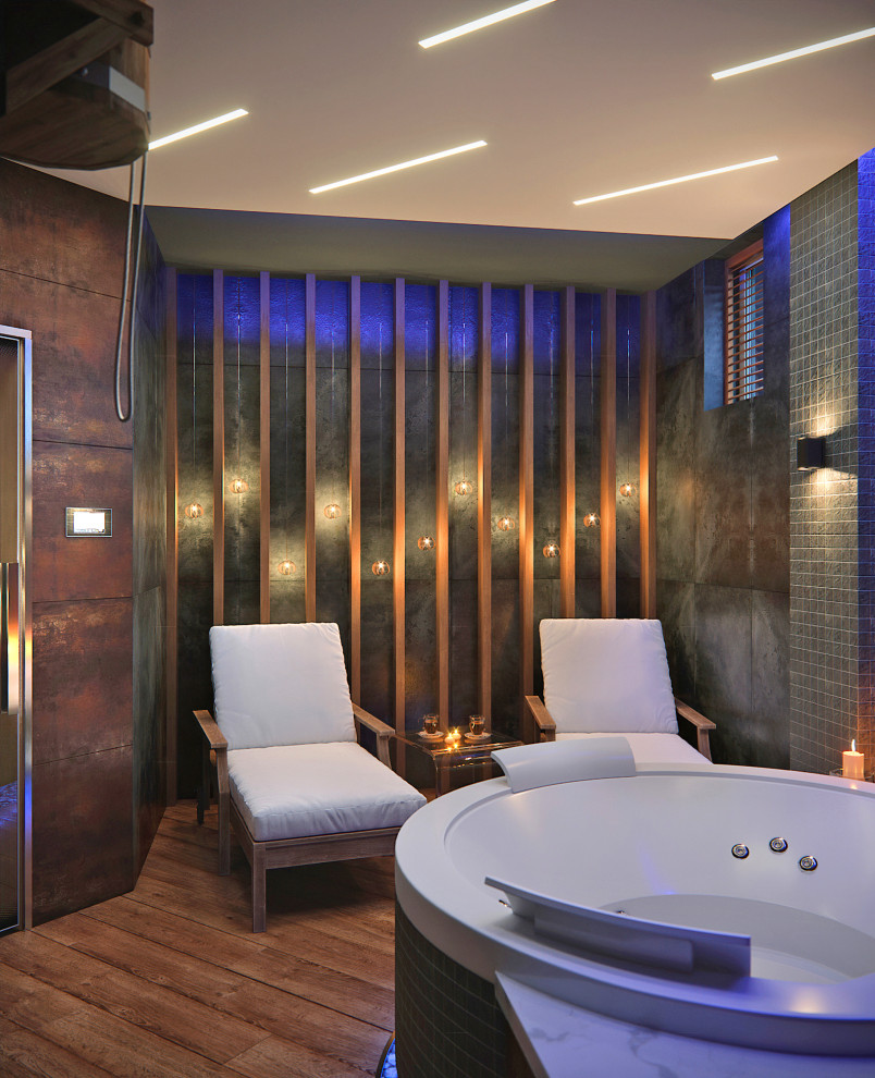 Лаунж и спортзал в частном доме