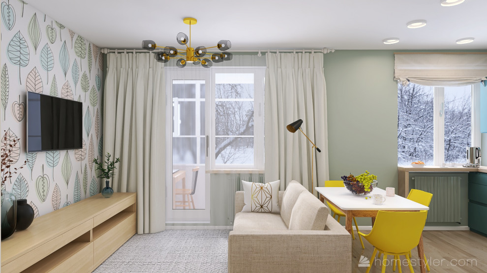 1-комнатная квартира для двух сестер