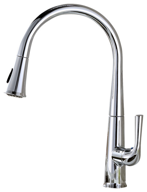 Kts15 Tc Pull Down Spray Kitchen Faucet Chrome 16 5