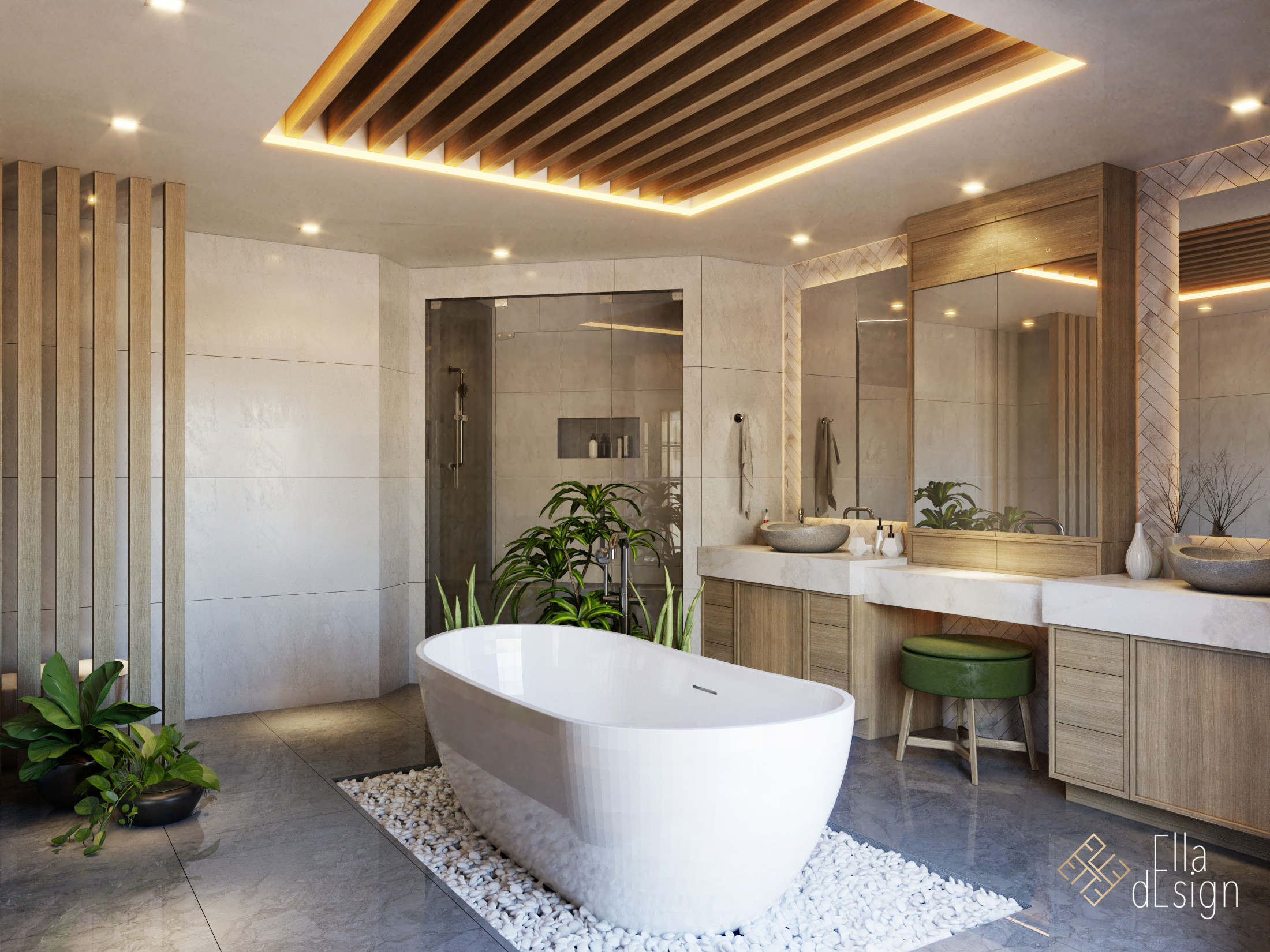 Waterfront Master Bathroom Boucherville