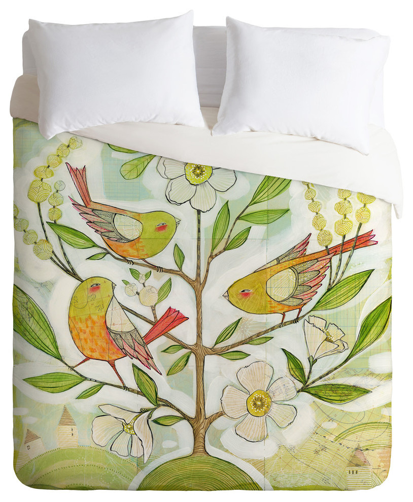 Deny Designs Cori Dantini Community Tree Duvet Cover, King