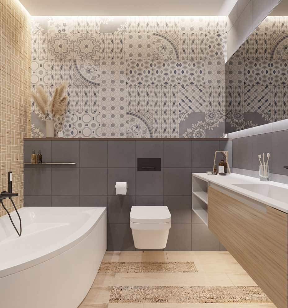 Яркая квартира для дождливого города