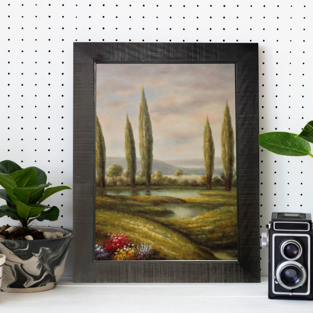 Forest Handmade Wall Art Framed Museum Quality Wall Decor Size: 44x56 ...