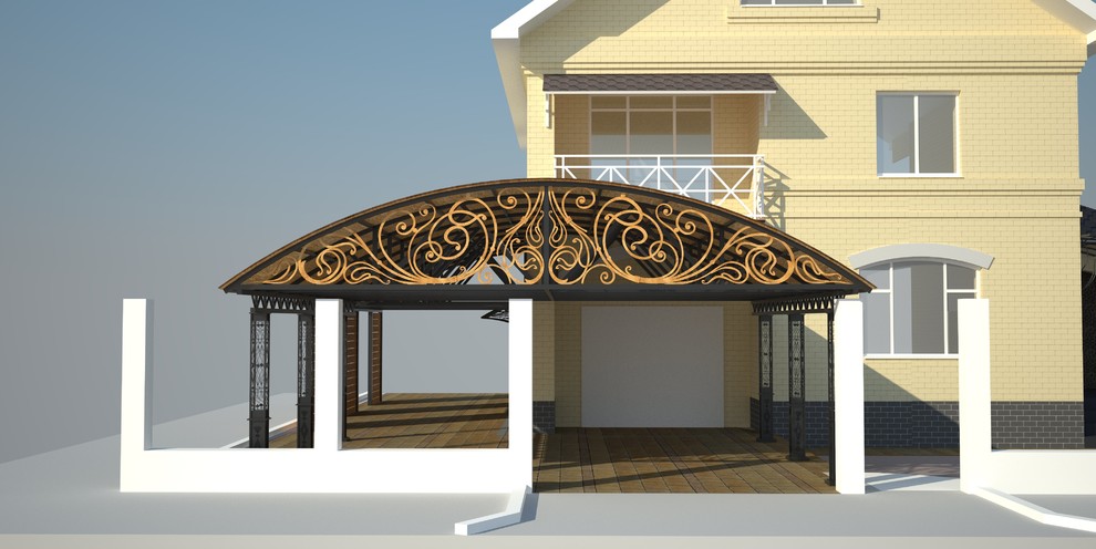 Дом_Навес для авто