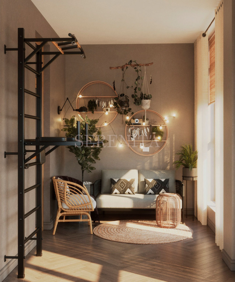 Эко стиль в квартире ЖК Арбат